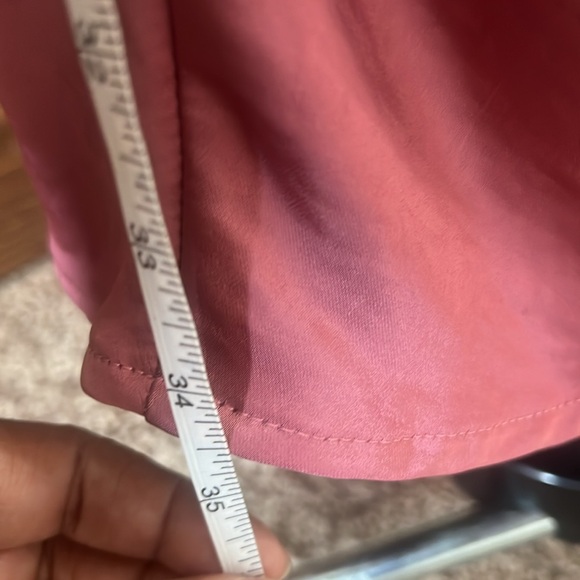 Pink satin maxi dress - Picture 4 of 7